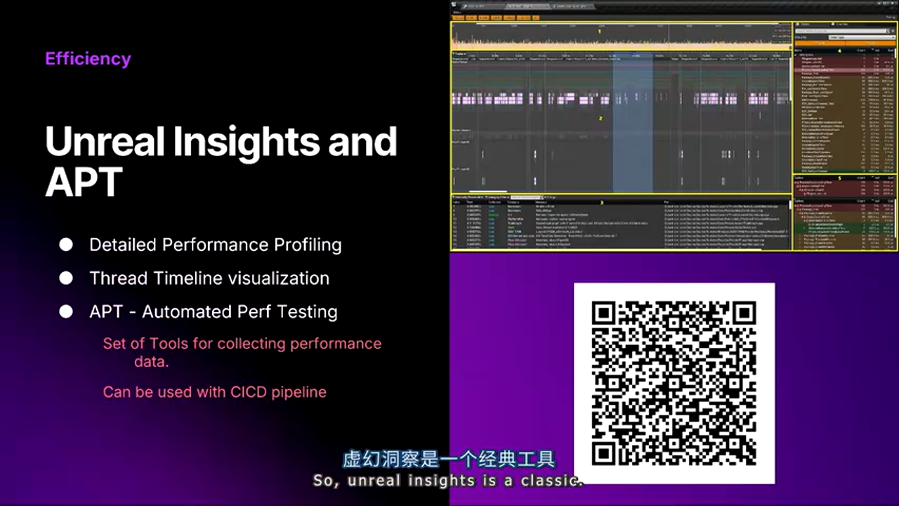 Unreal Insights工具界面