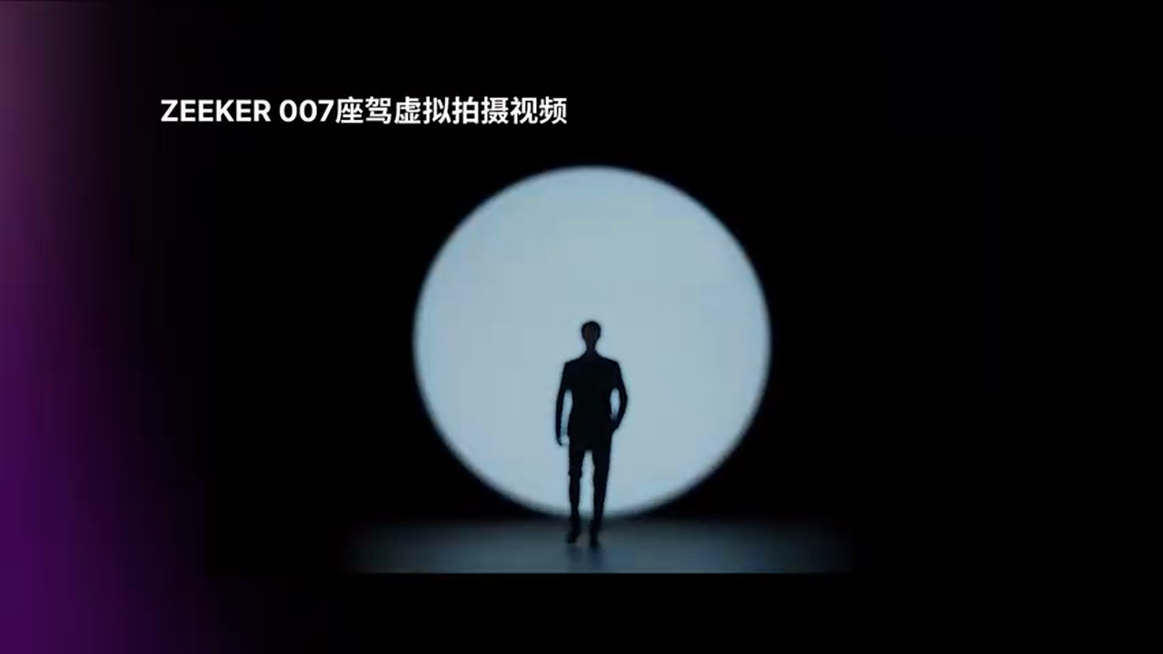 汽车广告拍摄现场