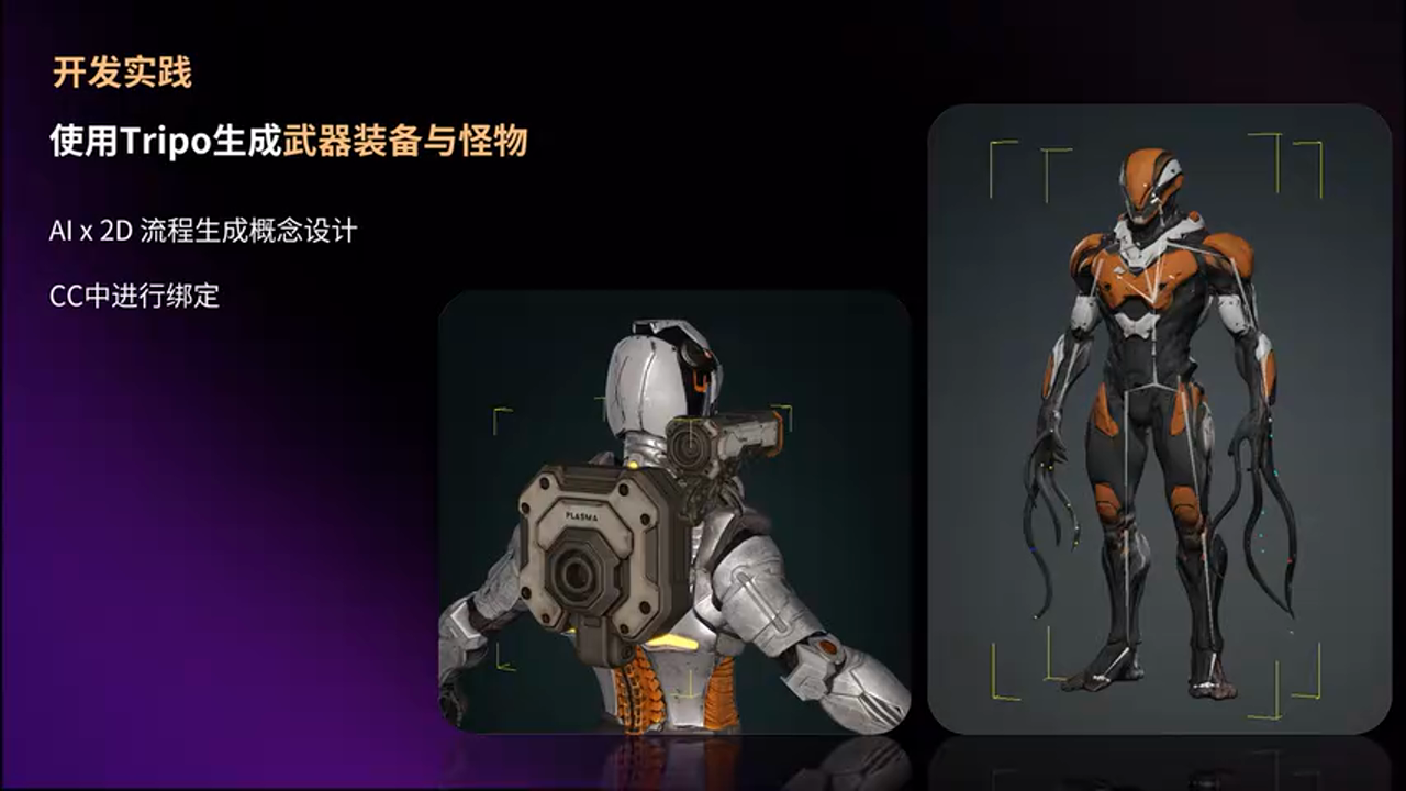 AI生成的模型展示