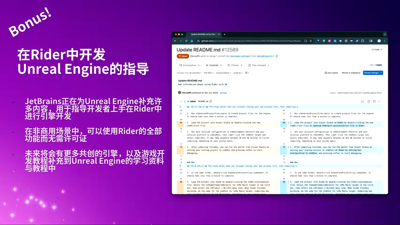共建 Unreal 文档