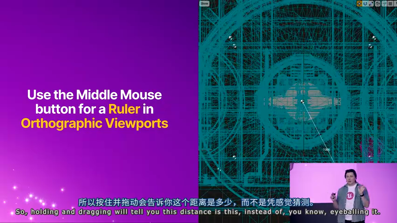 正交视图测量工具