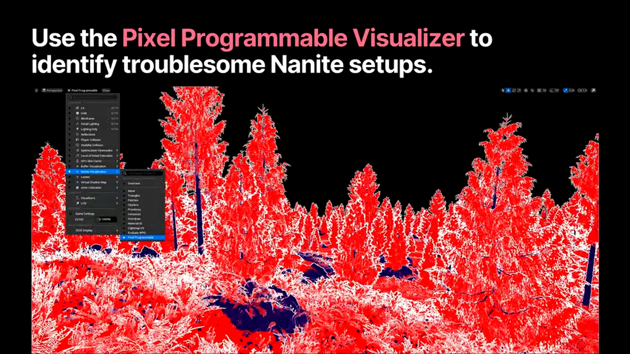 可编程光栅化可视化